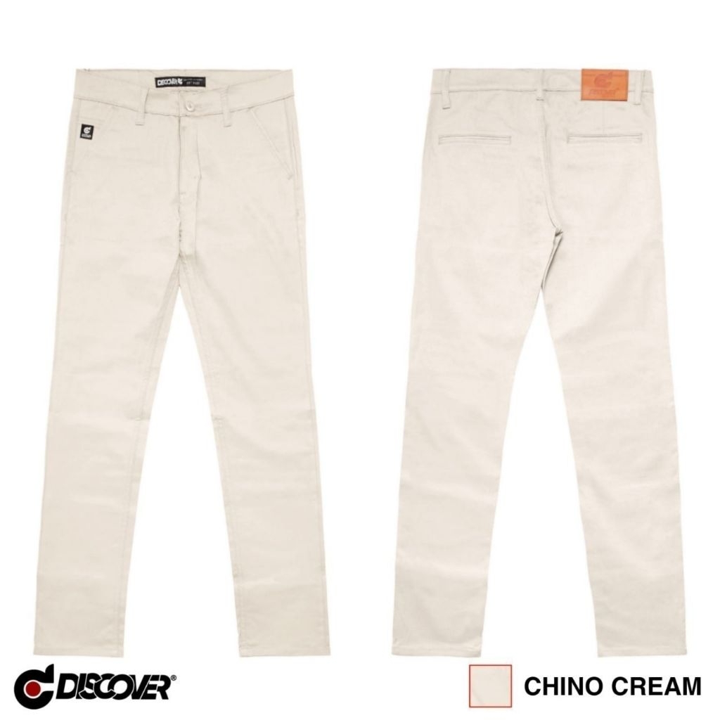 Celana Chino Pria Cream Celana Panjang Chino Pria Celana Chino Slim Fit