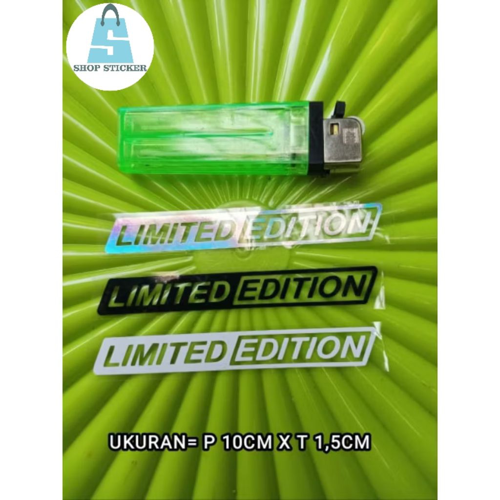 

Stiker Limited Edition Cutting Fynyl Tahan Lama