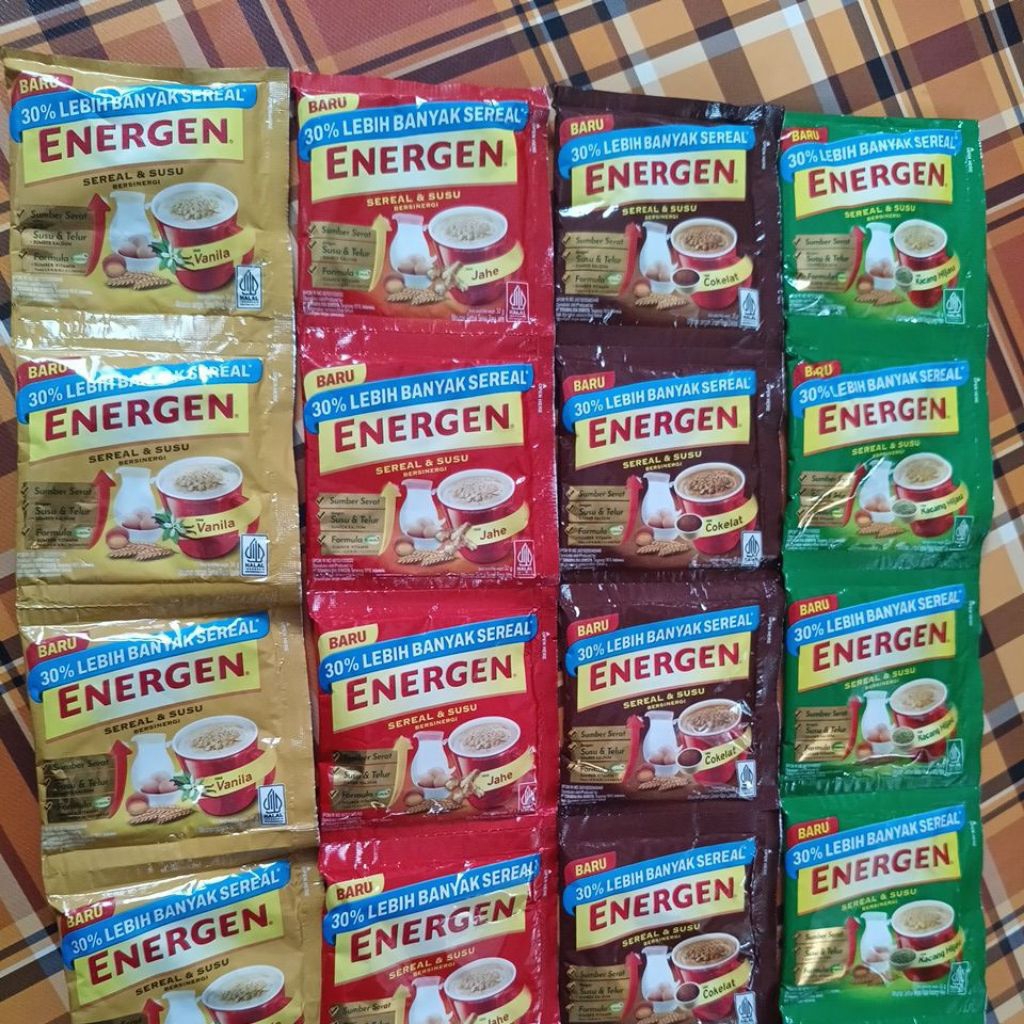 

Energen Sereal 1 renteng renceng isi 10 sachet