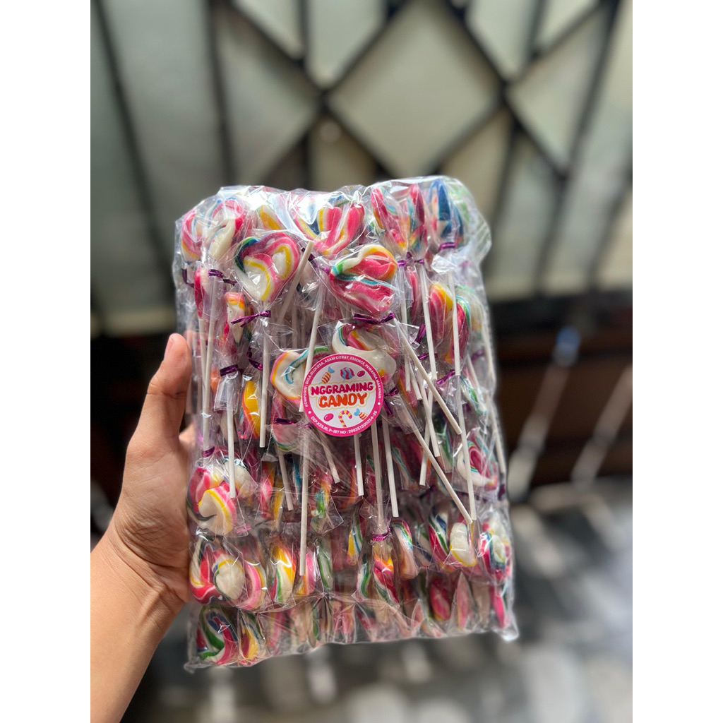 

lolipop love 3cm isi 100pcs grosir termurah