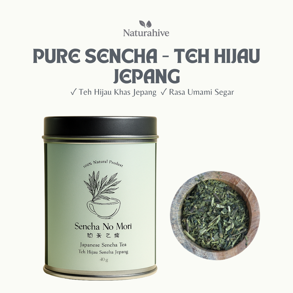 

Naturahive Pure Sencha Japanese Green Tea (Teh Hijau Ocha Jepang)