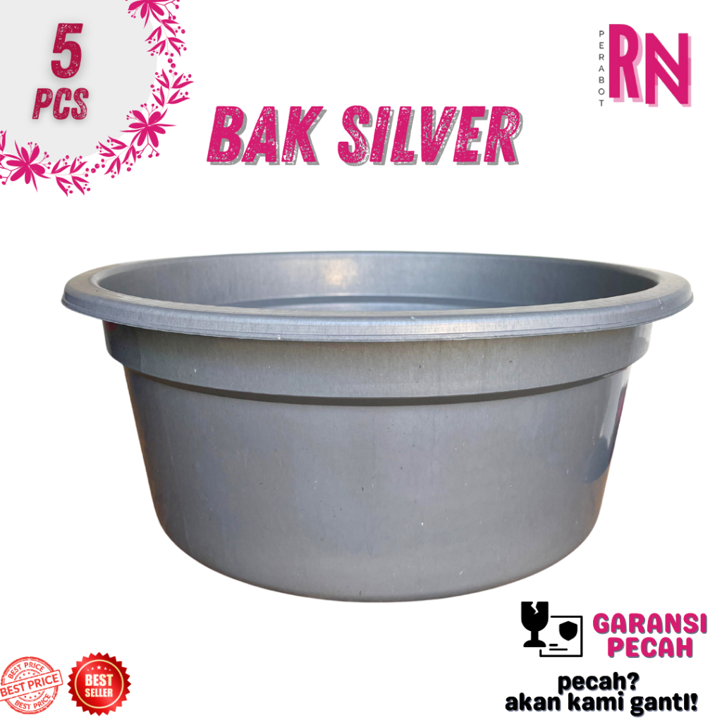 [ISI 5 PCS] BAK UKURAN 20 / BAK CUCI BAJU / BAK PLASTIK / BAK PLASTIK JUMBO