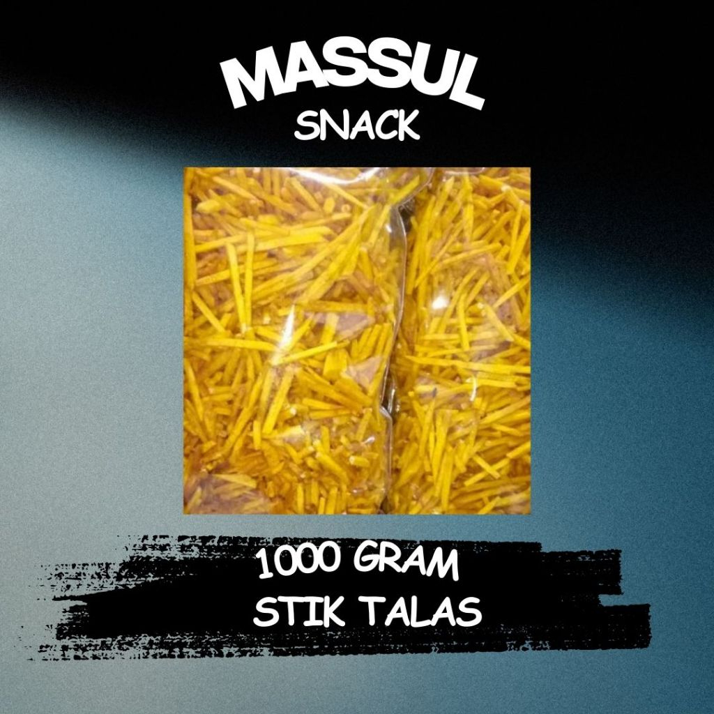

[1000 gram] Kripik Stick Talas Original Maknyus