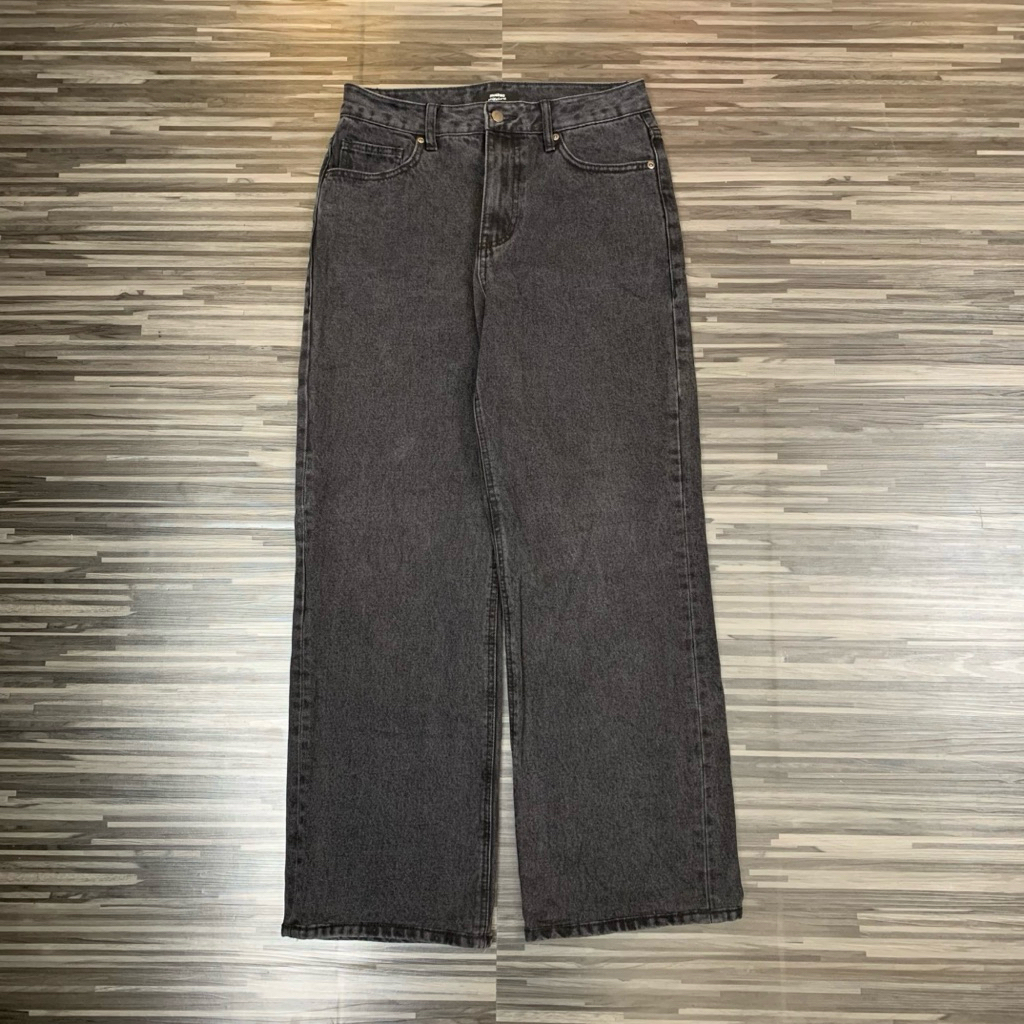 celana panjang denim pants musinsa standard jeans blackwash second original