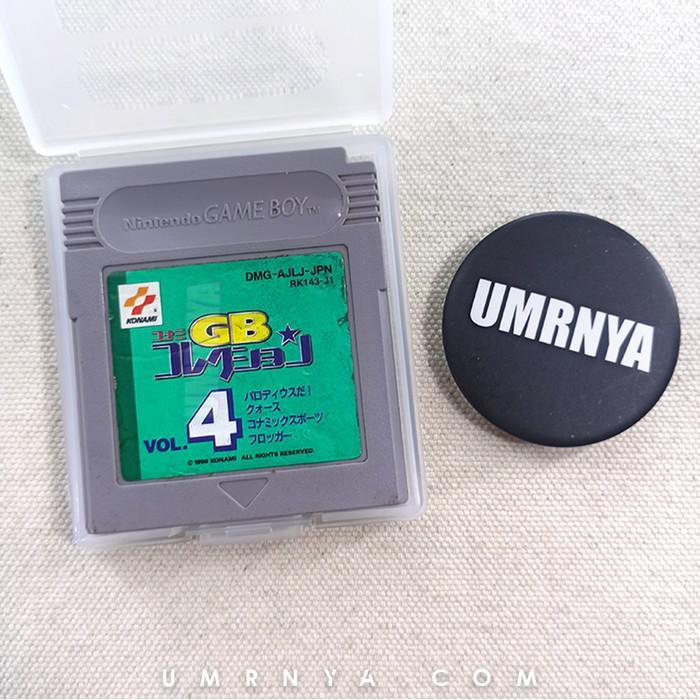 Kaset Gameboy  Konami Gb Collection Vol4 Frogger Parodius Quarth Track and Field Nintendo Game boy D