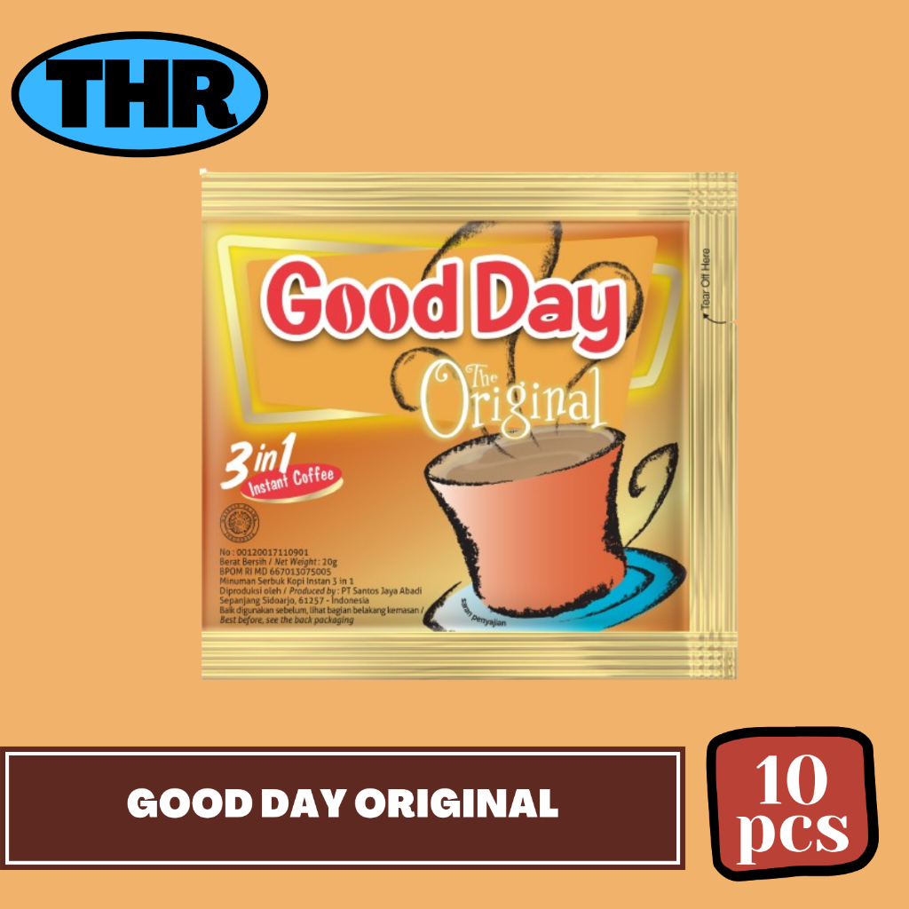 

Good Day Original 1 Renceng isi 10pcs