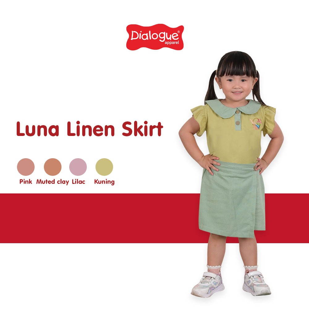 Dialogue Luna Linen Skirt DAS7043 DAS7044 DAS7045 DAS7046