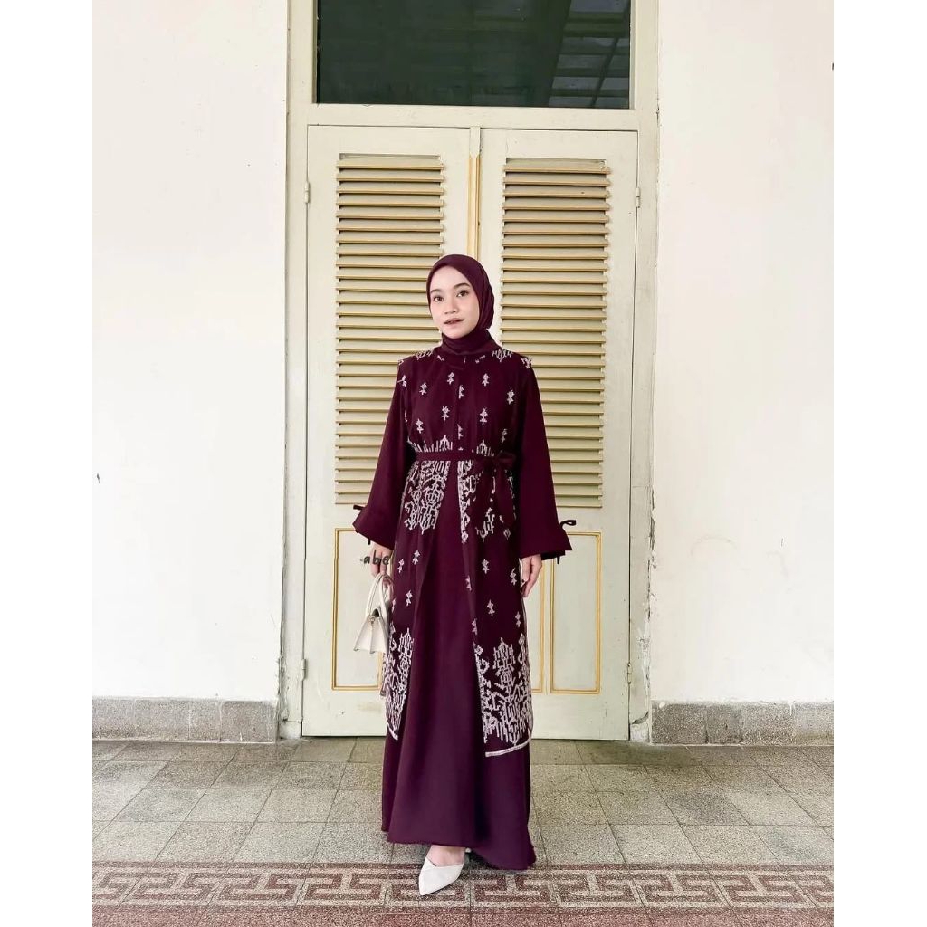 FANIA DRES GAMIS PESTA DAN KONDANGAN ANAK REMAJA KEKINIAN SET BRUKAT PREMIUM BAHAN CERUTI BABYDOLL