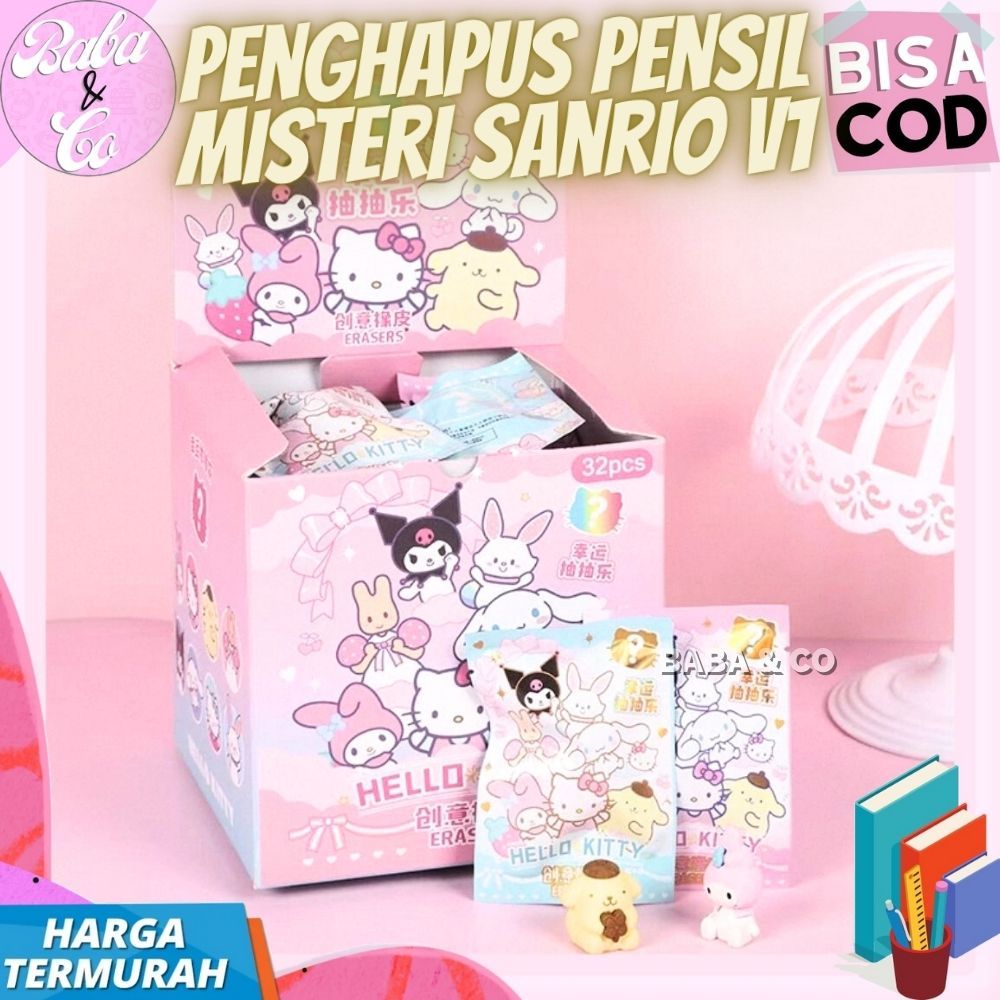 

PENGHAPUS MISTERI SANRIO LUCU UNIK PENGHAPUS BLIND BOX MISTERI PACK ERASER SANRIO IMUT MYSTERY BOX SANRIO PENGHAPUS PENSIL UNIK PENGHAPUS MISTERI SANRIO