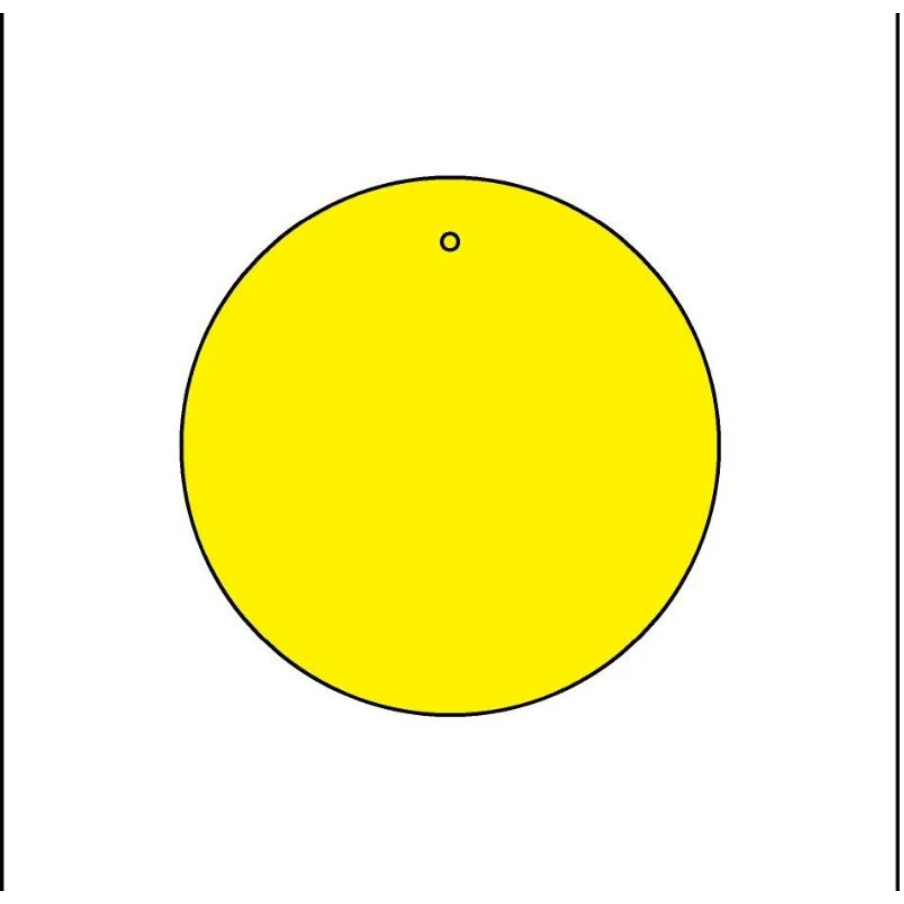 

HANG TAG LABEL HARGA BULAT KUNING DIAMETER 5 CM isi 100 pcs