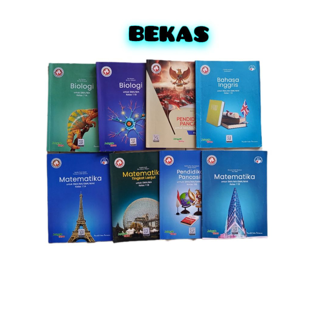 LKS kelas 11 Kurikulum Merdeka Jelajah Ilmu Bekas/ Matematika Bahasa inggris