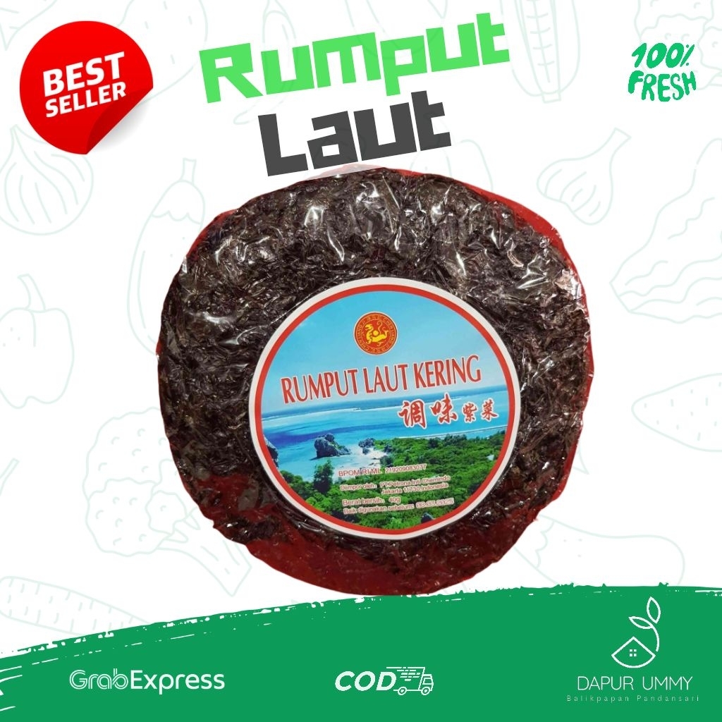 

RUMPUT LAUT • Rumput Laut Kering 40gr