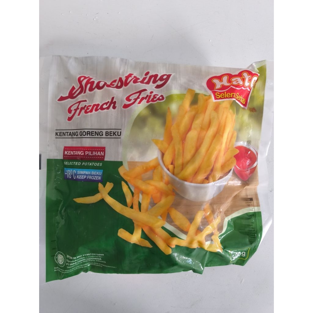 

Halal | Kentang Goreng Hato Shoestring 500 gr