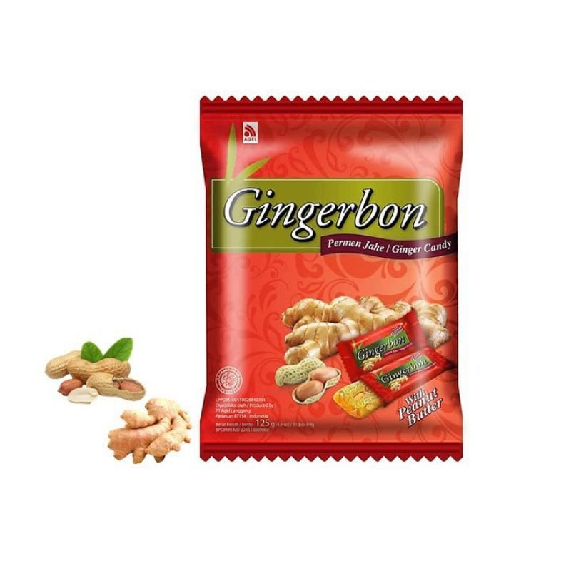 

[oddsolshop] pekanbaru/Gingerbon Permen Jahe Rasa Original 125GR Ginger Candy