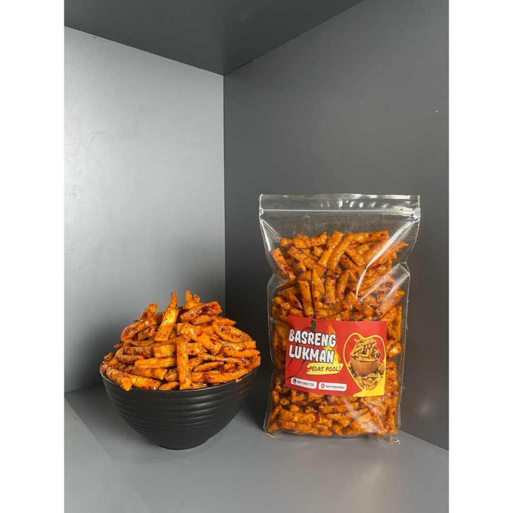 

basreng lukman_pangpang pedas gurih manis kriuk renyah