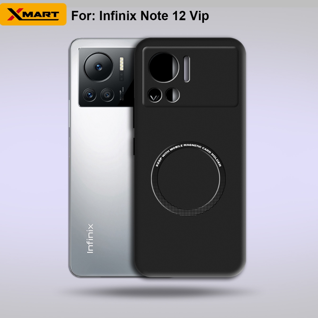 Softcase Infinix Note 12 Vip Casing With Ring Magnetic