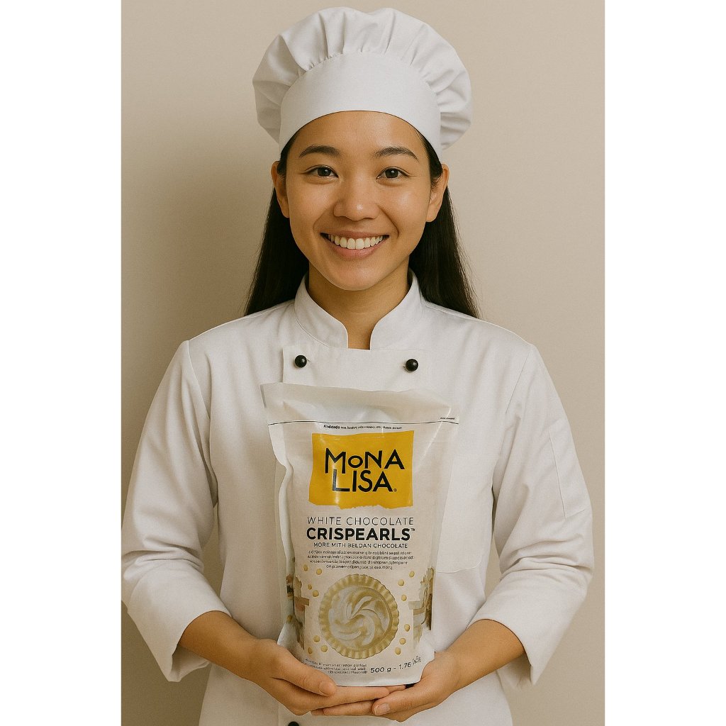 

MonaLisa Crispearls White 800gr Callebaut Chocolate Crispy Mona Lisa