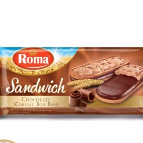 

Roma sandwich biskuit coklat 157gram
