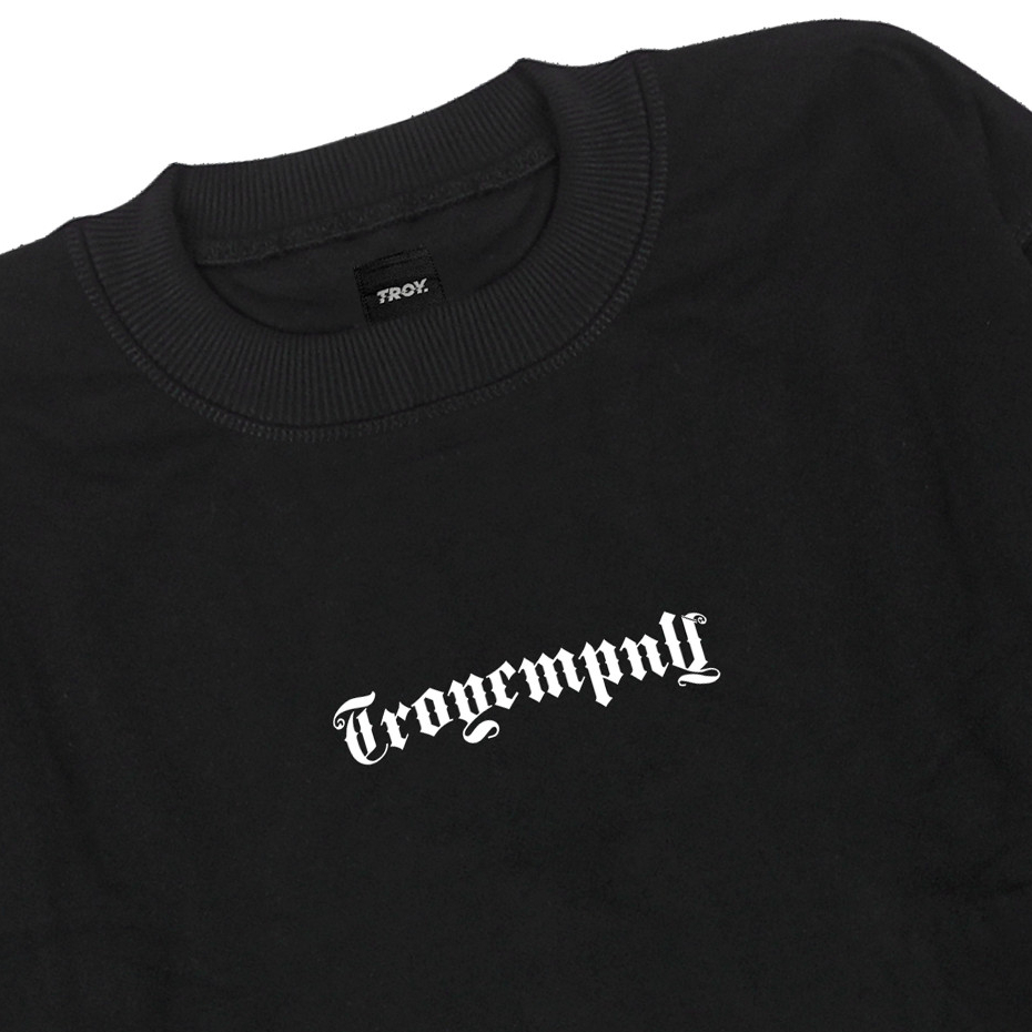 Troy Company Sweater Crewneck Black Nosferatu - Sweater Sweatshirt Hitam SW 3085