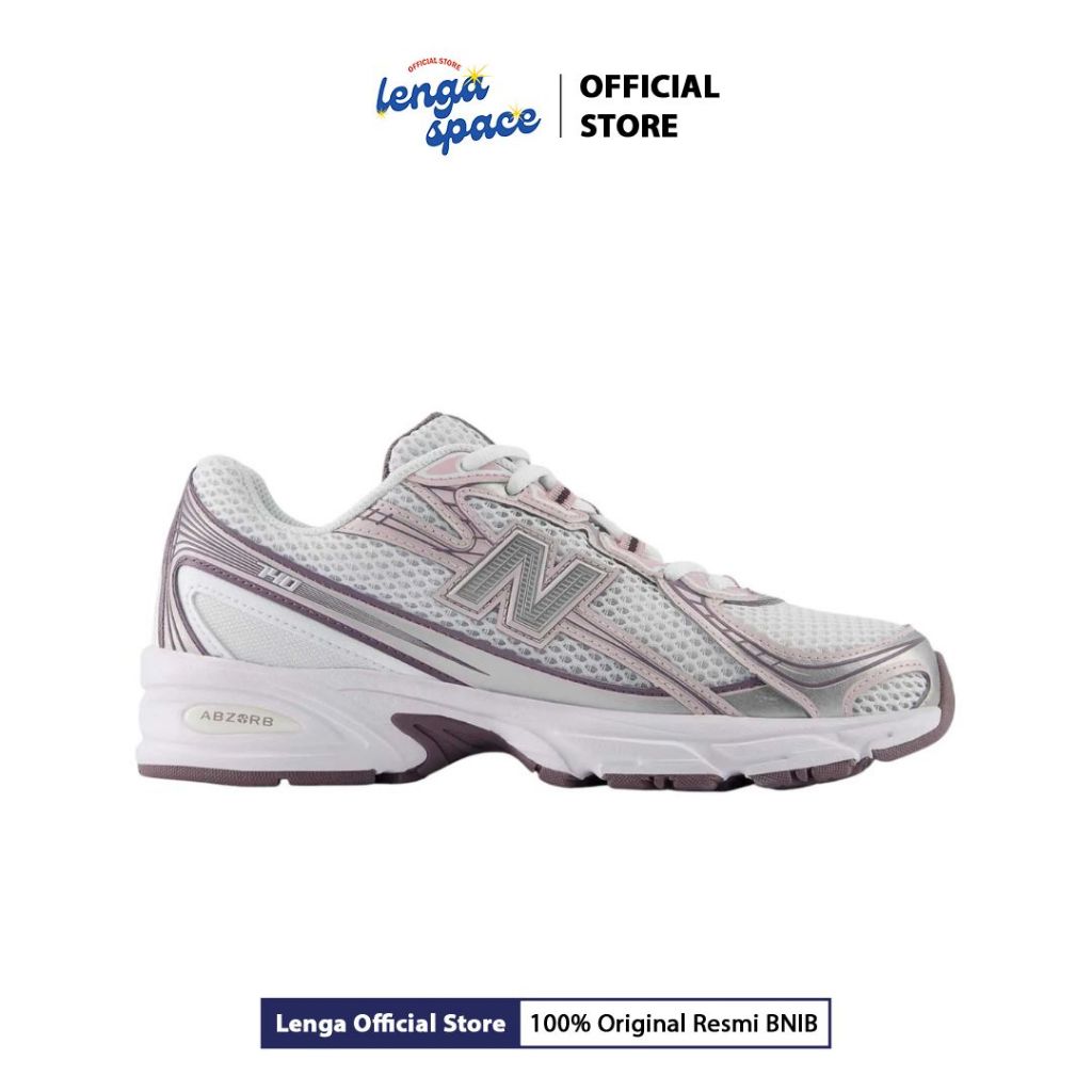 Sepatu Sneakers Unisex 740 - White Purple (U740PK2) Original