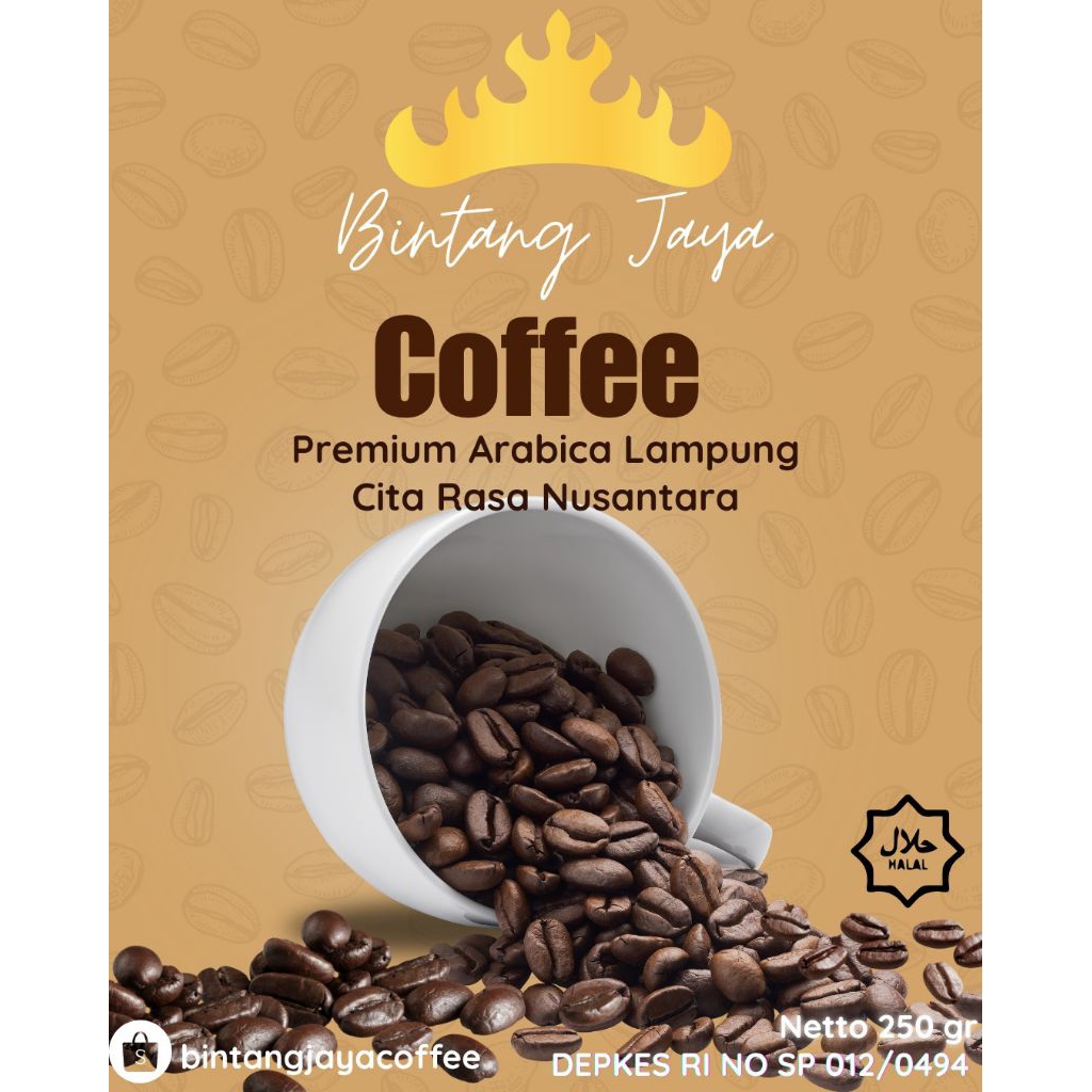 

KOPI ARABIKA LAMPUNG PREMIUM 250gr - Fresh Roasted