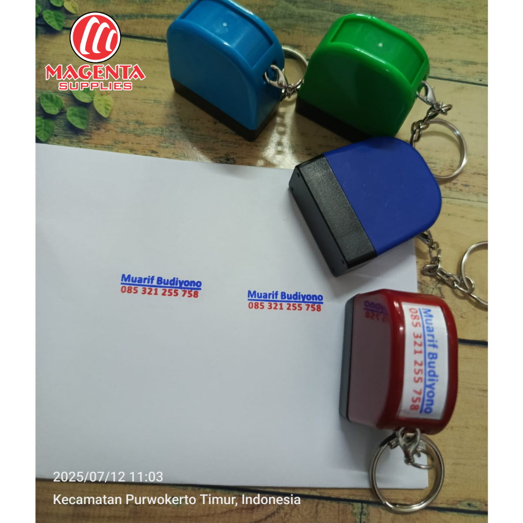

Stempel Flash NAMA Gantungan Kunci Mobile Ukuran 10x30 mm