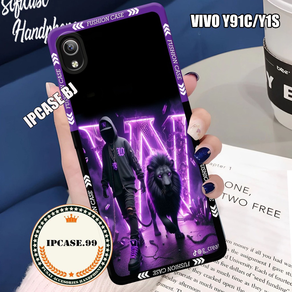 Case VIVO Y91c - VIVO Y1s - Type lainya via chat - Karakter - Terbaru - Casing - Softcase - Silikon 