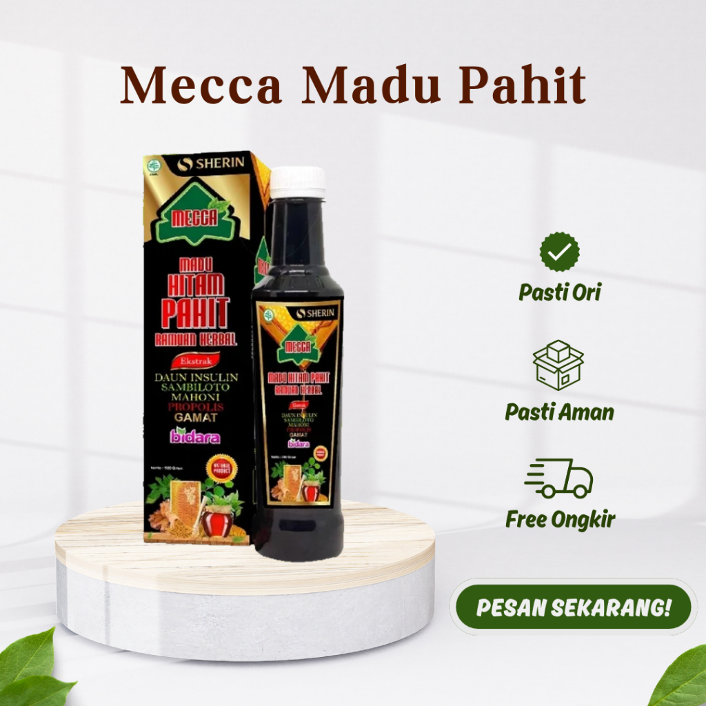 

Madu Hitam Pahit Sherin 500gr