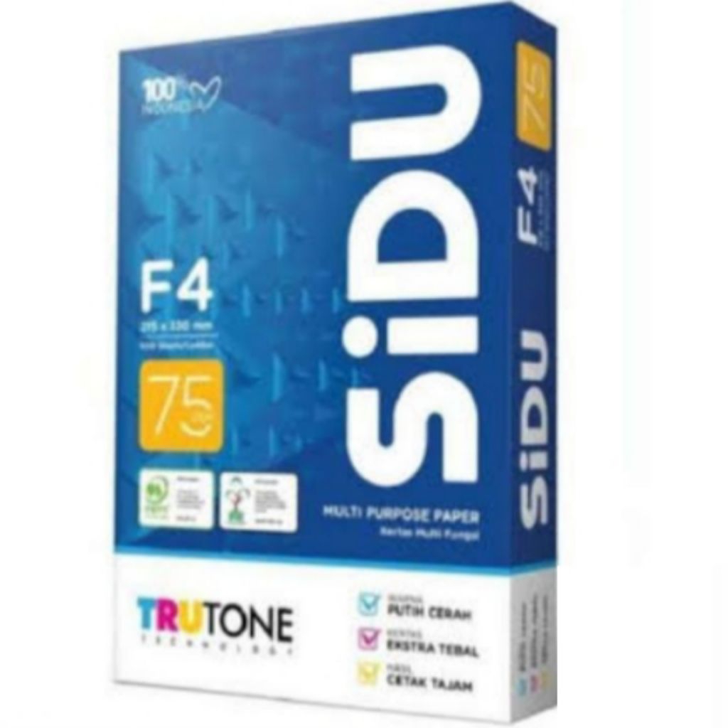 

Kertas SiDU Fotocopy 75 GSM F4