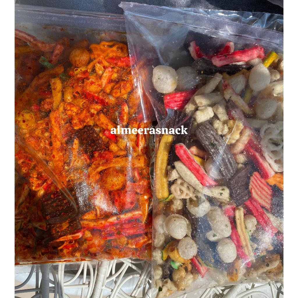 

PAKET HEMAT [BUNDLING 2PCS] SEBLAK MIX PEDAS DAUN JERUK+SEBLAK MIX ORIGINAL DAUN JERUK 500GR DAPAT 2/ 250GR DAPAT 2
