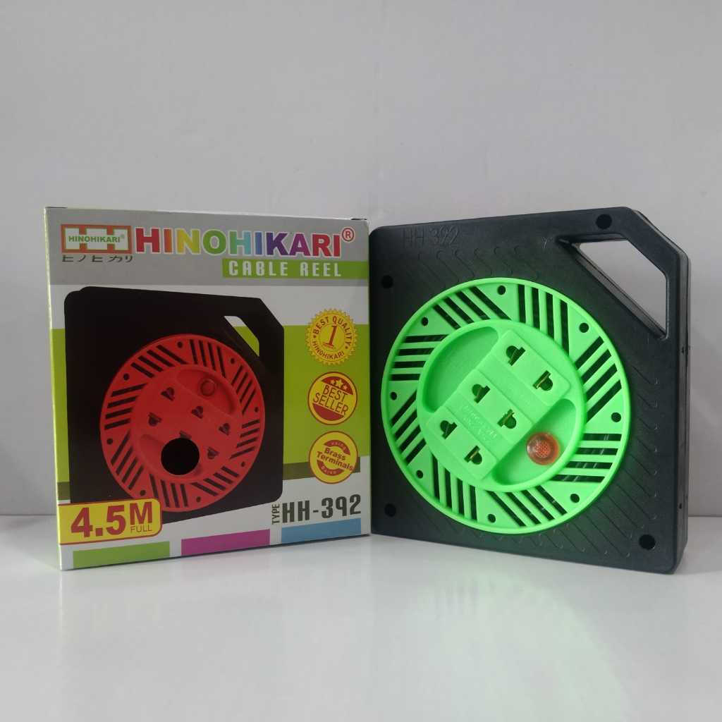 Hinohikari Roll Kabel Stop Kontak Listrik Gulung 4.5 Meter