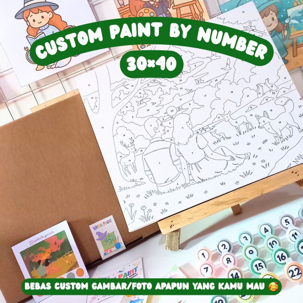 

Custom Paint By Number 30×40