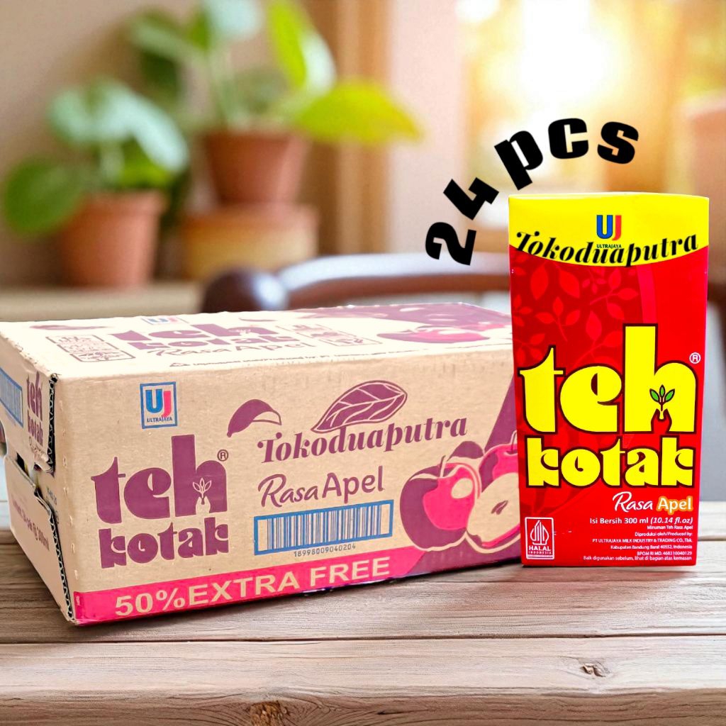

Teh Kotak Rasa Apel 1dus *24PSC / Ultra Jaya teh kotak rasa apel 1 karton