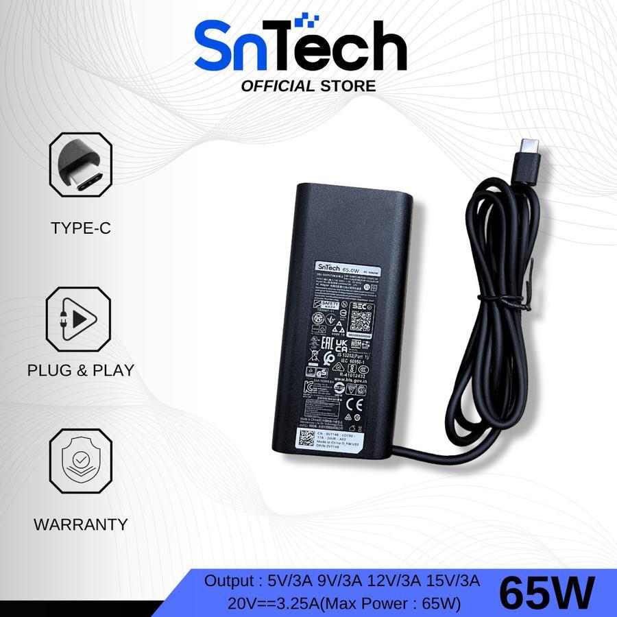 SNTECH ADAPTOR LAPTOP Vostro 13 5000 5320 XPS 13 9305, Chromebook 14 7410 2-in-1 Precision 3560 Vost