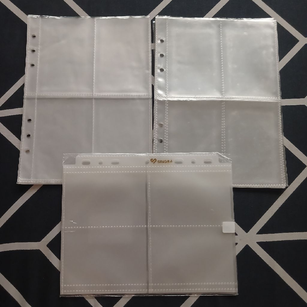 

Sleeve binder sealed/unsealed singba 4P 2side bolak balik