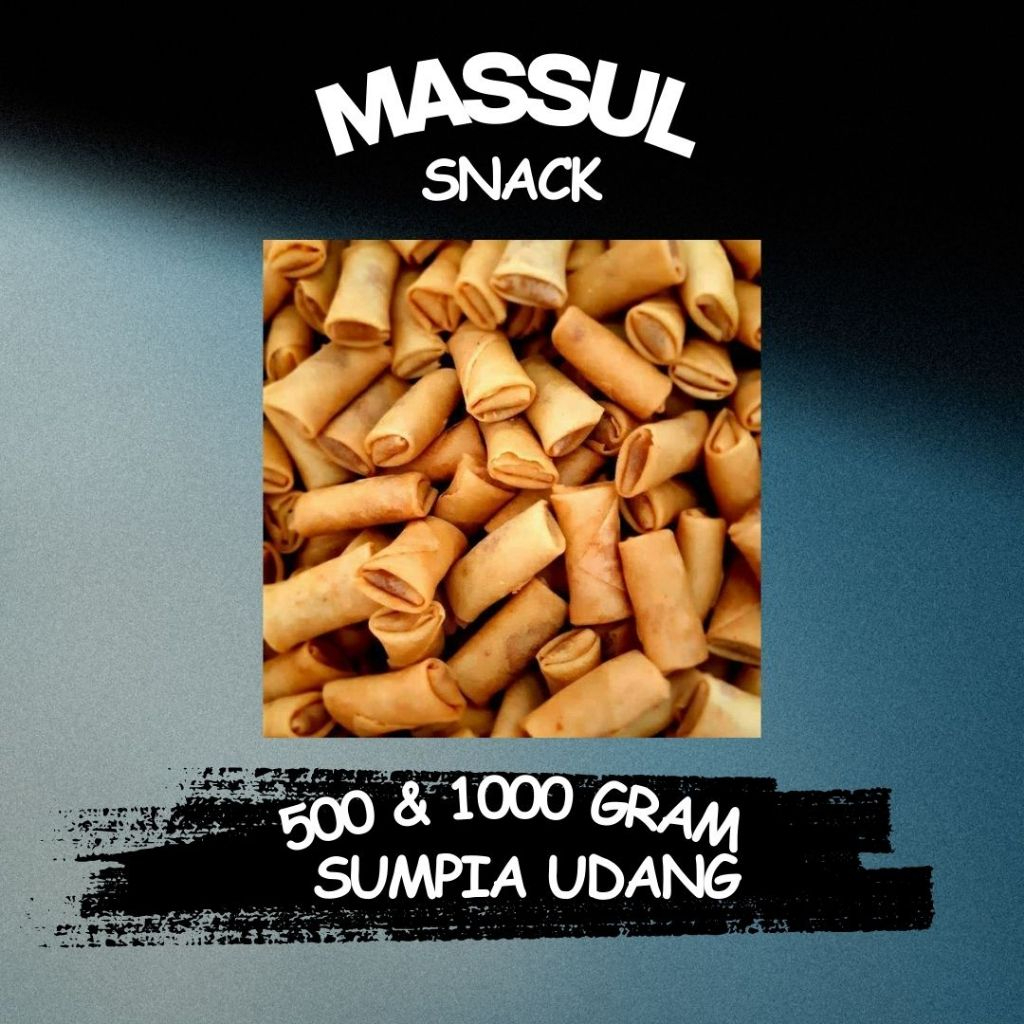 

[500 gram & 1000 gram] Samosa Udang Sumpia Abon Kering Crispy Premium