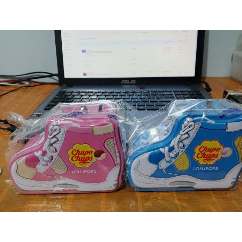 

[oddsolshop] pekanbaru/Chupa Chups Shoes Lollipops Candy 84GR Permen Lolipop Sepatu Pink & Biru