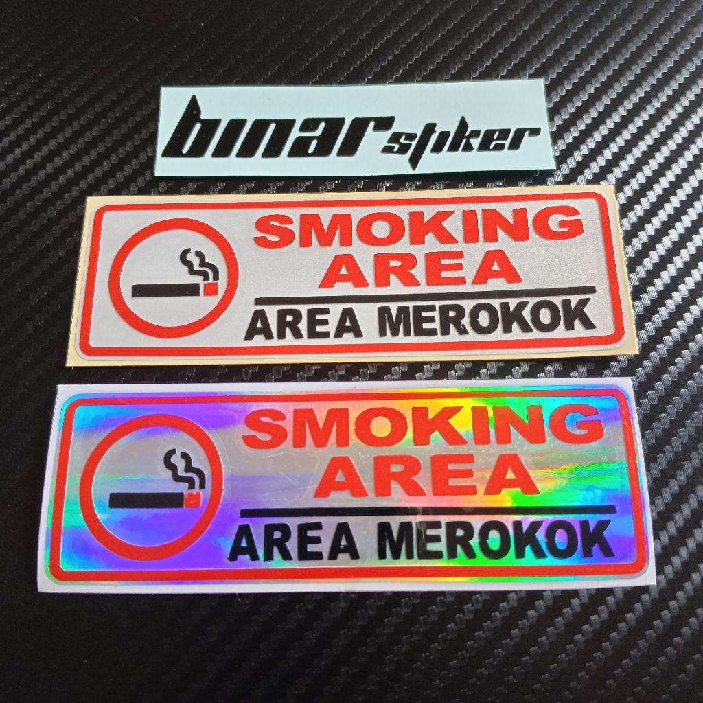 

STIKER CUTTING SMOKING AREA