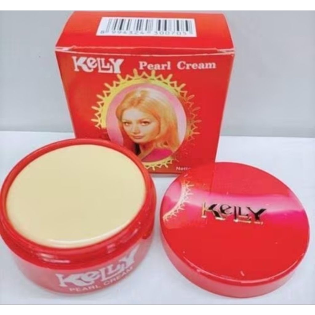 Kelly pearl Cream Original Cream Kelly sebagai foundation memutihkan Mengglowingkan memudarkan flek 