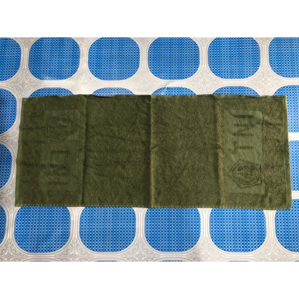 selimut army selimut TNI AD handuk hijau TNI ad