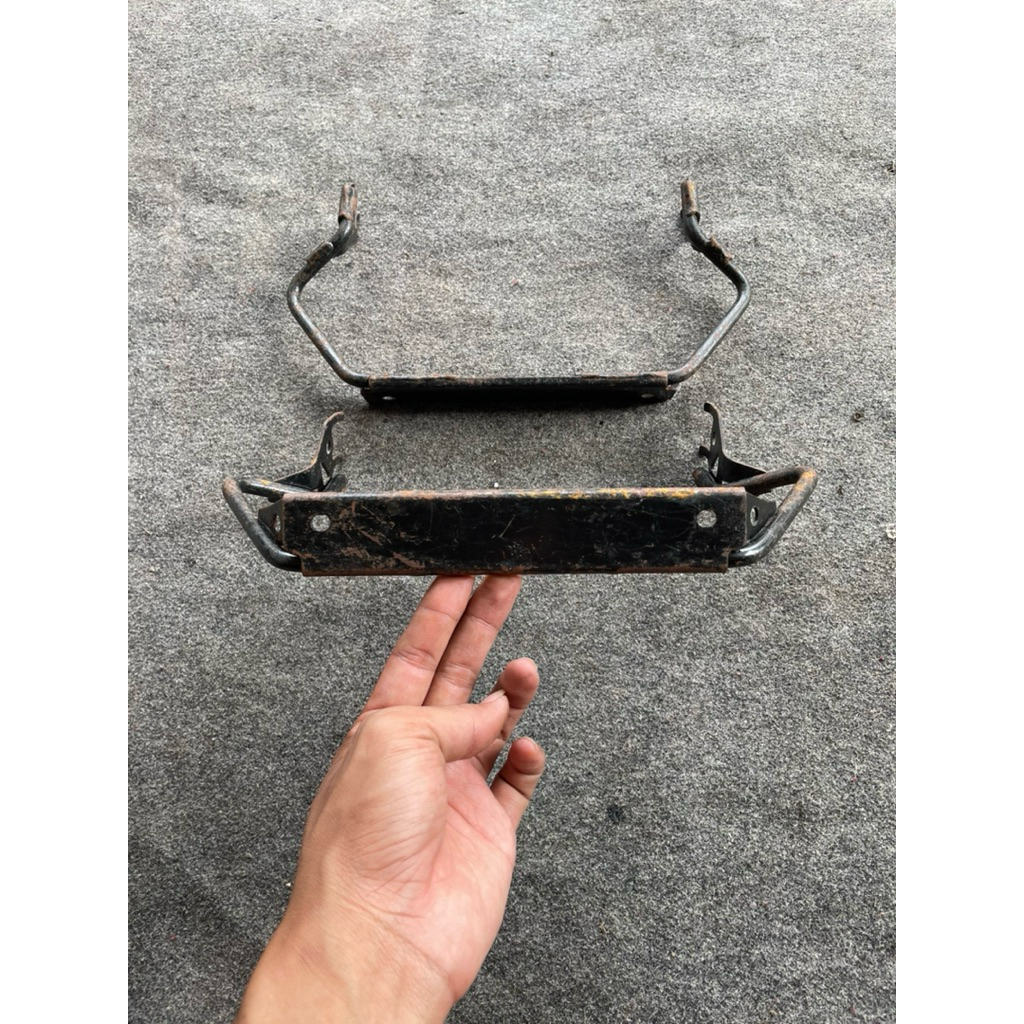 dudukan pangkon plat nomor depan honda crf 150 L original second