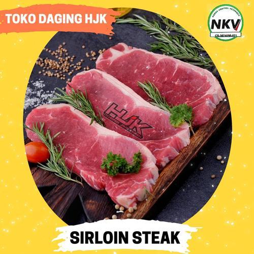 

Daging Sapi AUS Sirloin Beef Steak Impor Grade A pack 500gr