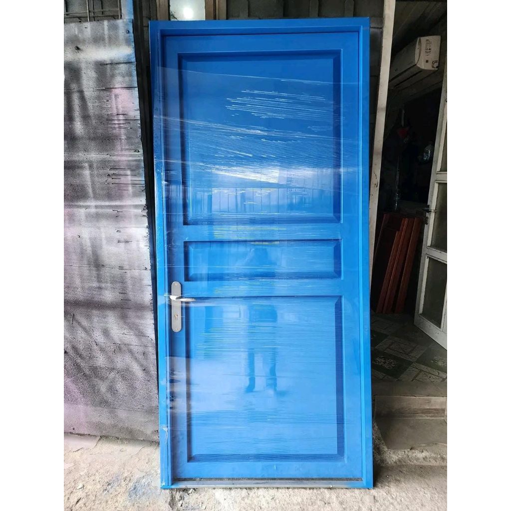 PINTU KUSEN BESI KOMBINASI PLAT