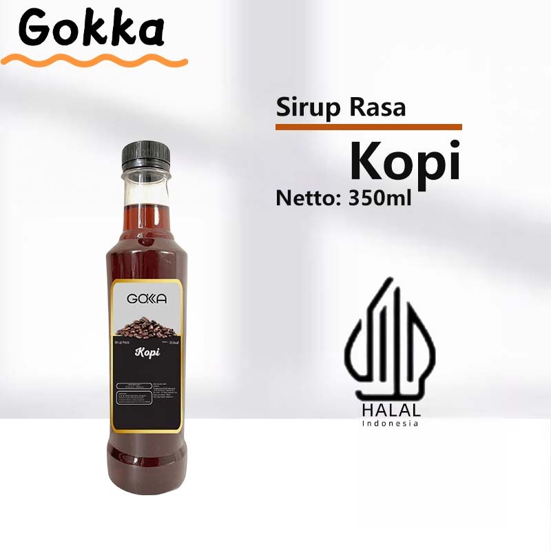 

Gokka Kopi Sirup Minuman 350ml - Kopi Flavor Syrup / Sirup Kopi