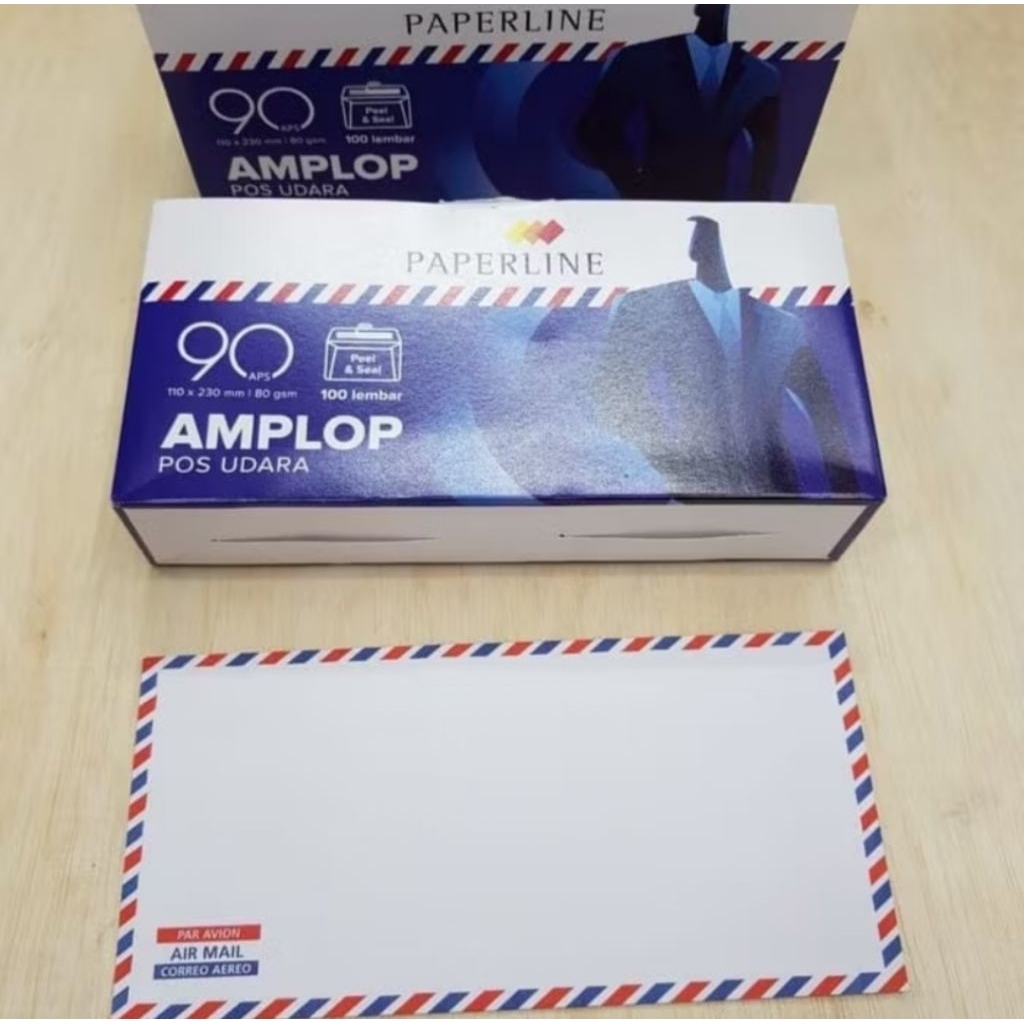 

Amplop Paperline 90 Merah Biru - Harga per lembar