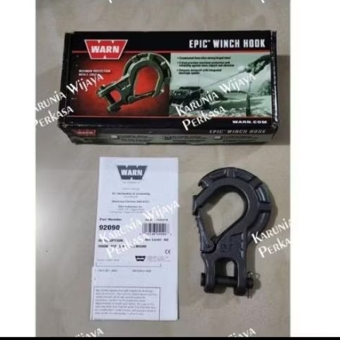 WARN EPIC STEEL WINCH HOOK 12000LBS/6 TON