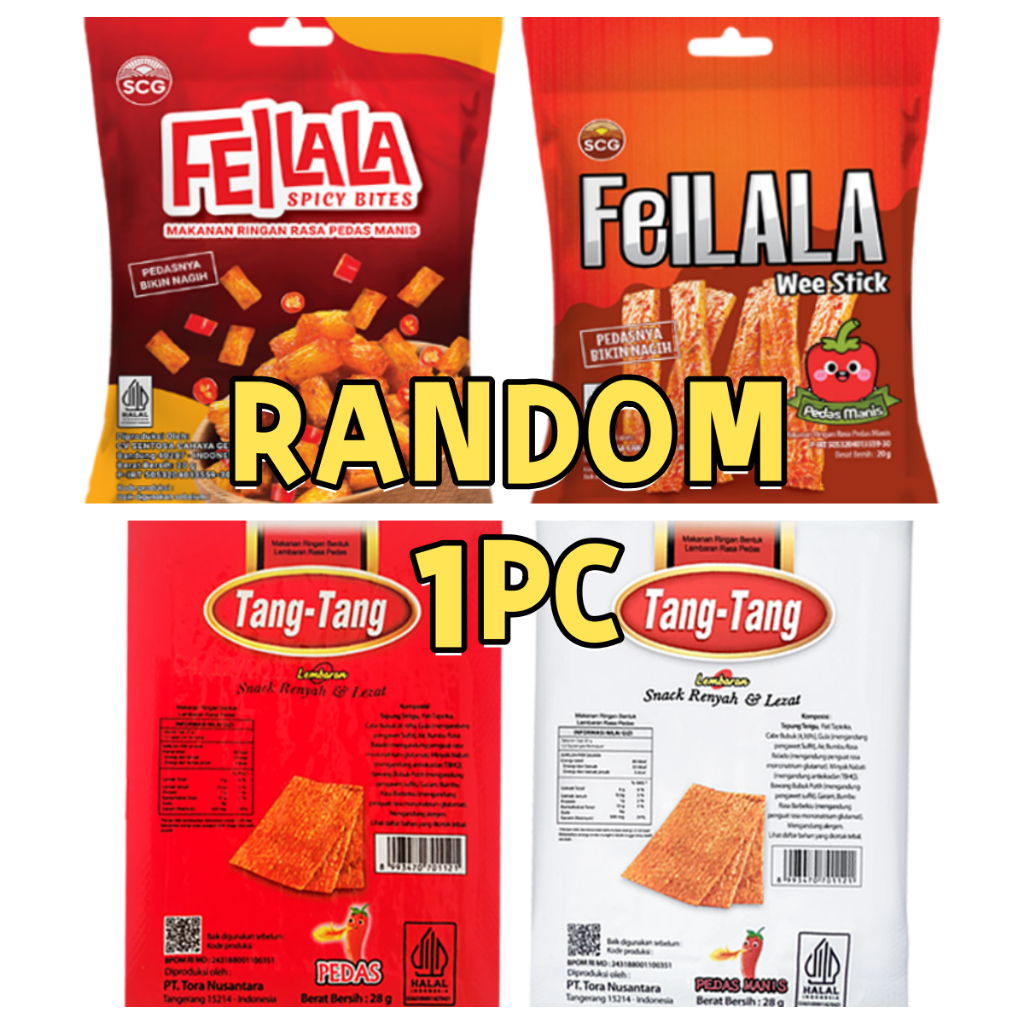 

1 PC Spicy Snack Makanan Ringan Pedas Snack Rasa Pedas Manis Cemilan Pedas Dan Manis