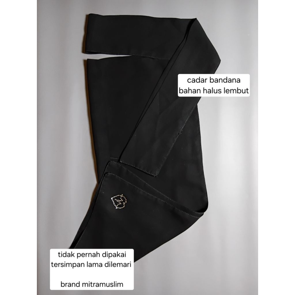 cadar bandana/cadar tali PL tidak pernah dipakai