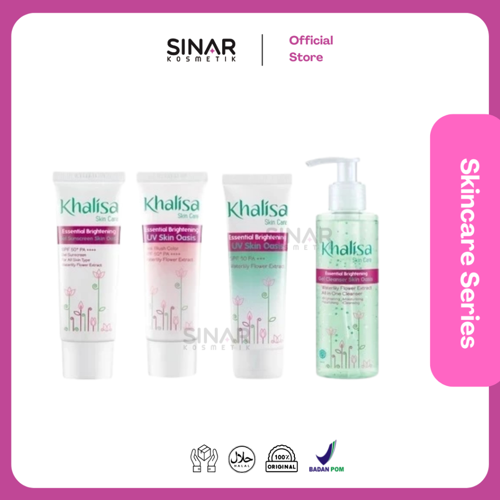 KHALISA - Khalisa Essential Brightening Gel Cleanser Skin Oasis - Khalisa Essential Brightening UV S