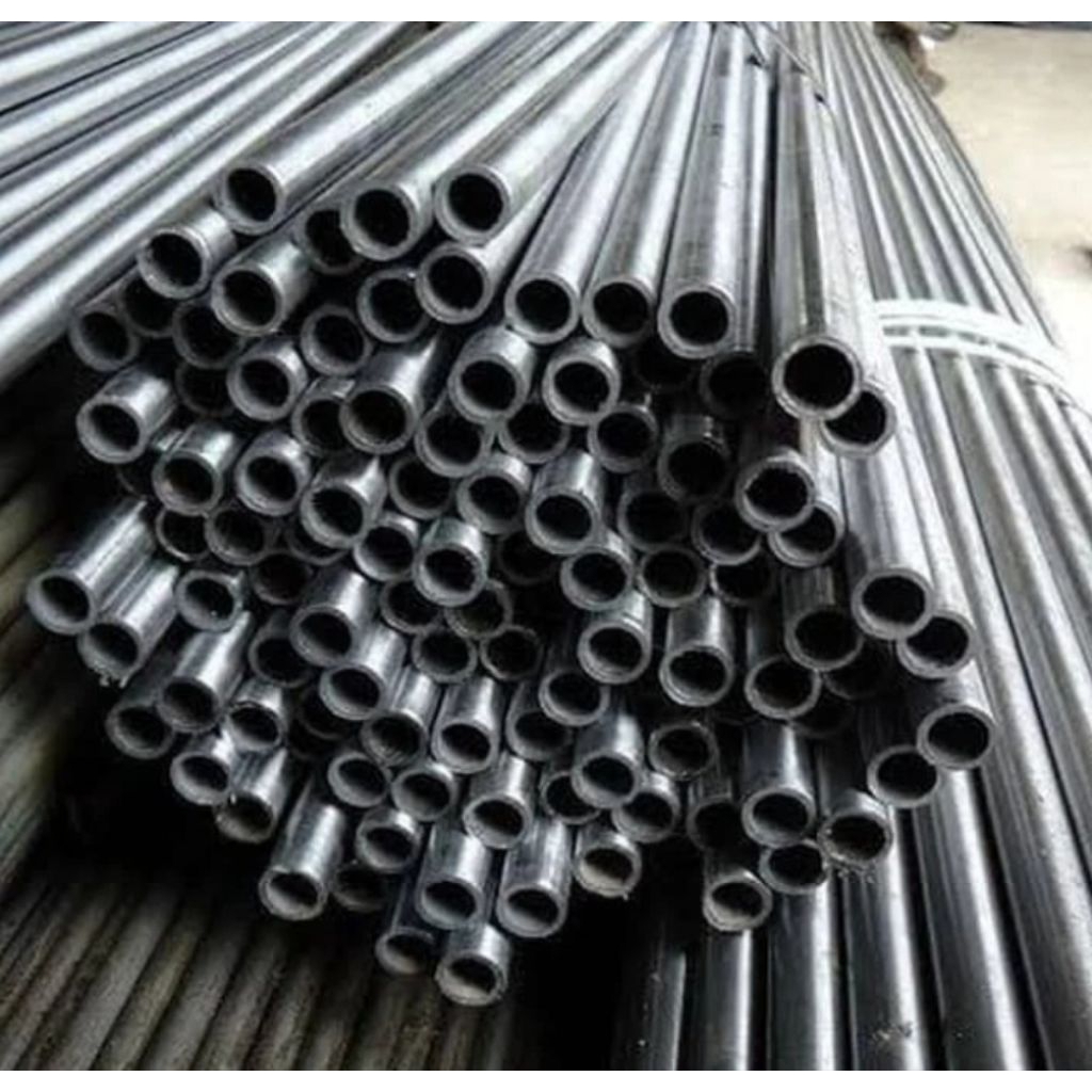 pipa besi diameter 8mm x tbl 1mm xp. 6000mm-pipa besi